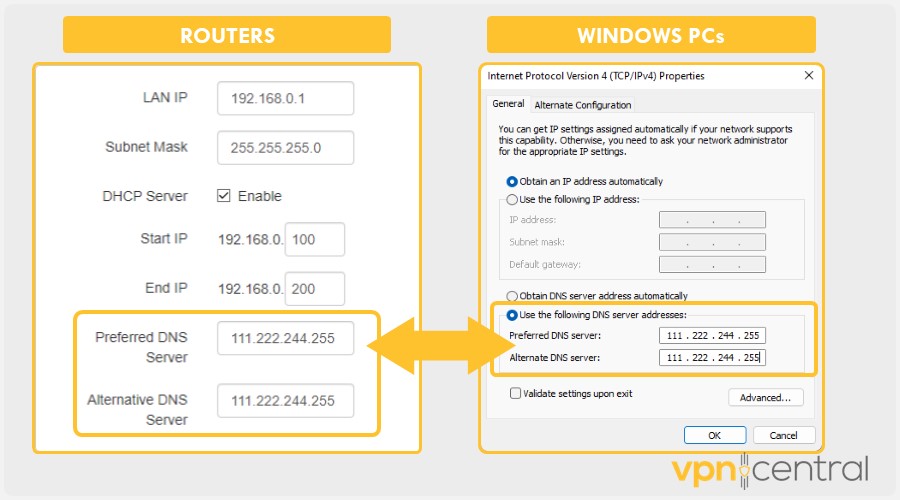 smart dns proxy setup on windows and routers