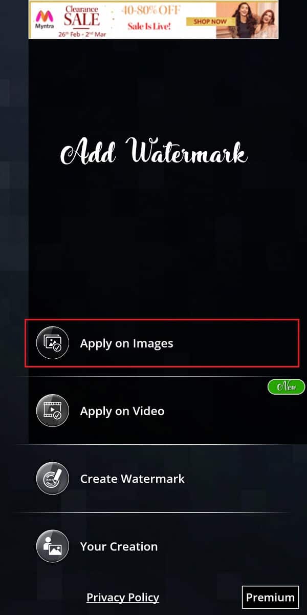 Pilih Apply untuk Memilih Foto Dari Galeri Hp Android Kalian