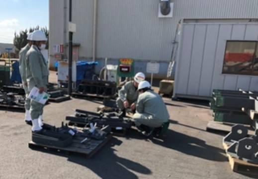 Team at MES Oita Works
