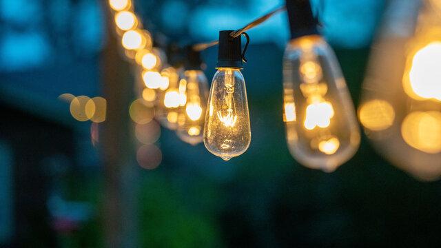 Edison Bulb String Lights Images – Browse 505 Stock Photos, Vectors, and  Video | Adobe Stock
