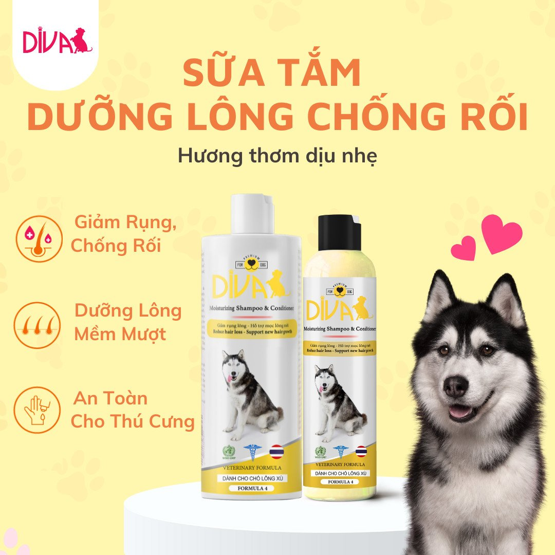 sữa tắm dưỡng lông kích thích mọc lông chó