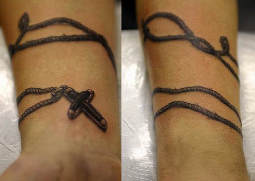 Tattoos For Men On Wrist Of A Cross