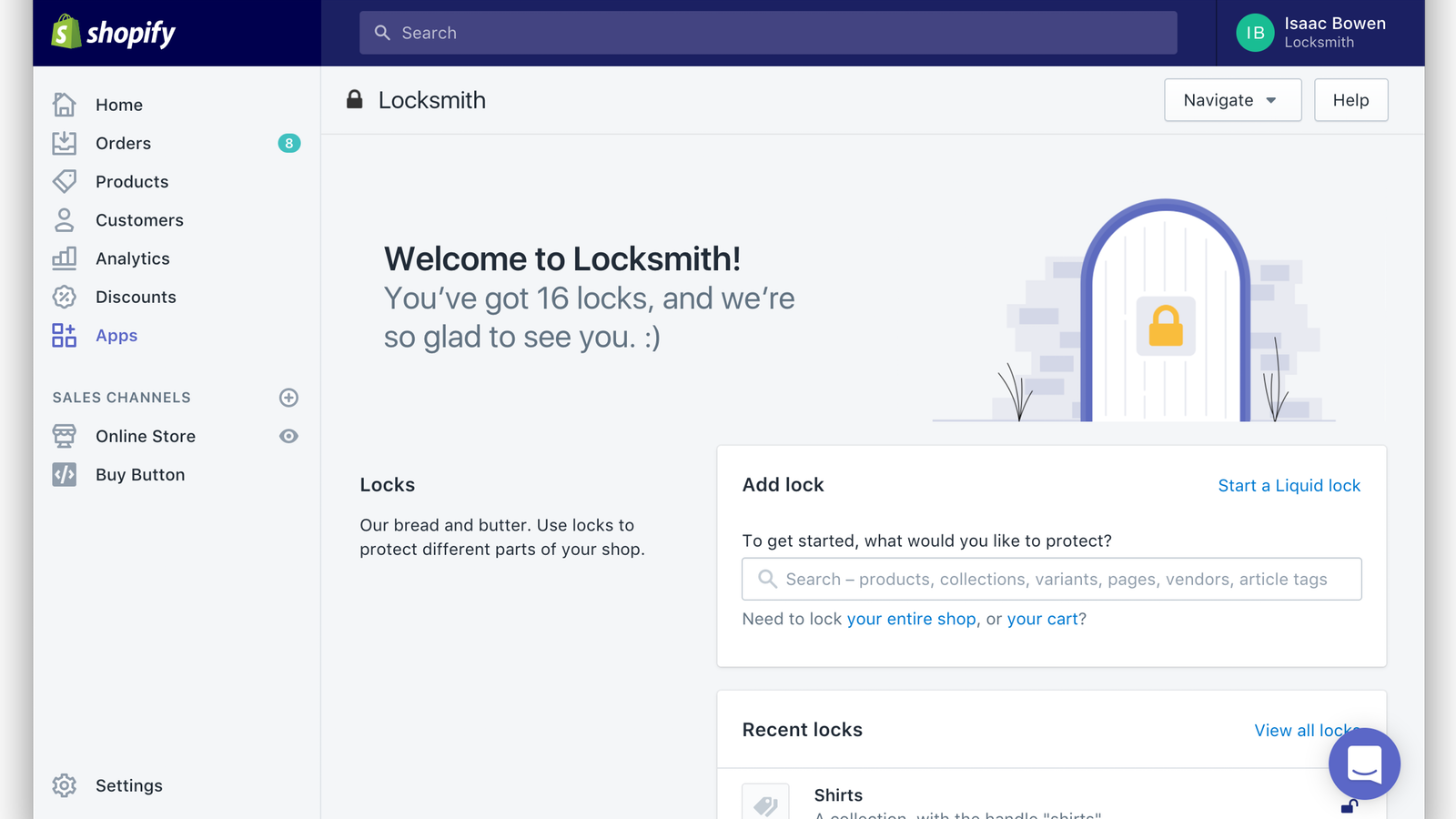 Locksmith homepage