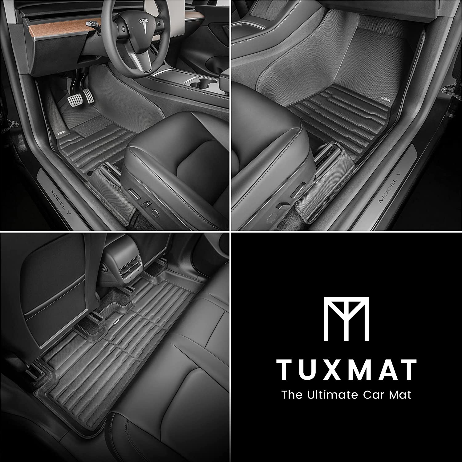 best tesla model y floor mats - TuxMat