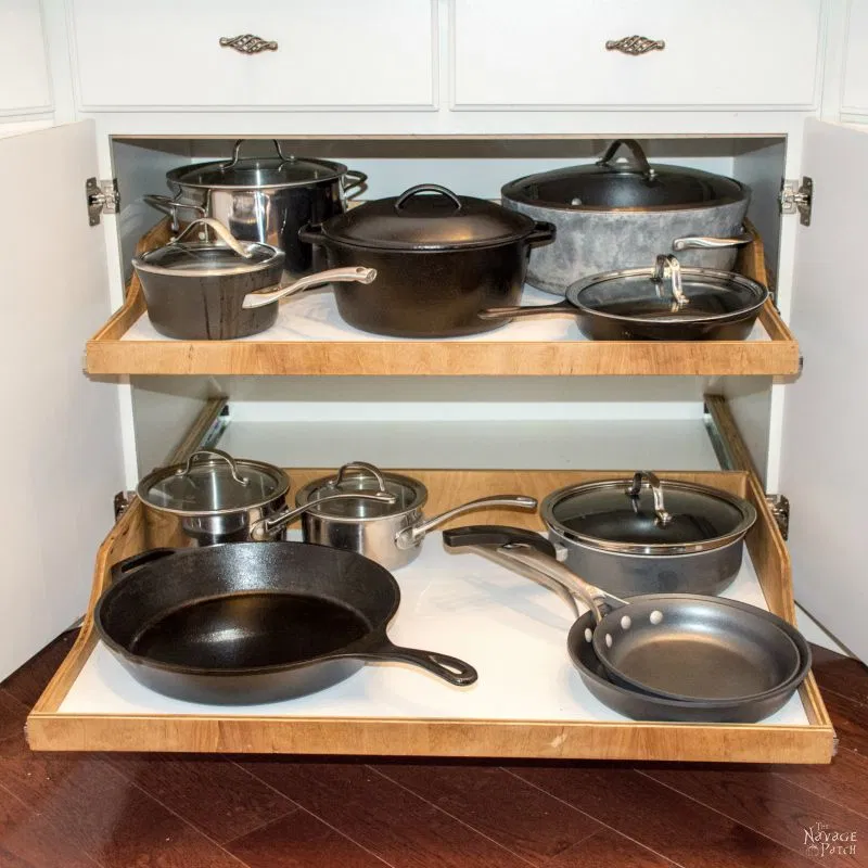 7 Cheap DIY Kitchen Cabinet Organization Ideas