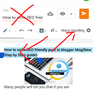 how to h1 in blogger blog