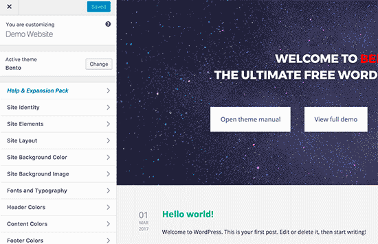 Personalizando seu tema WordPress