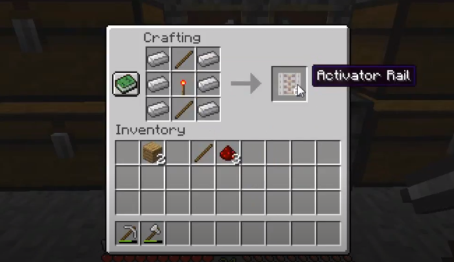 How To Make Activator Rail Minecraft Recipe