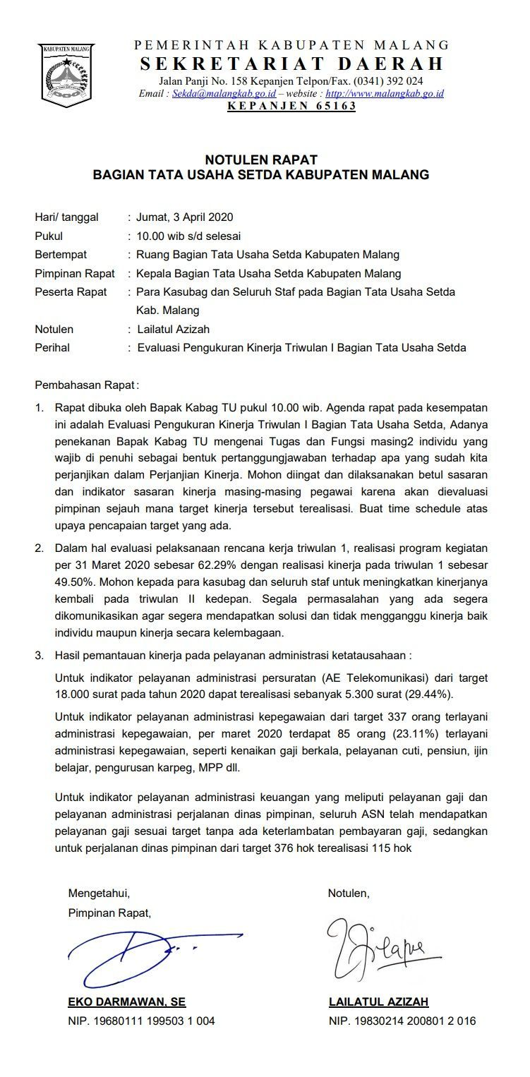 Cara Membuat Notulen Rapat