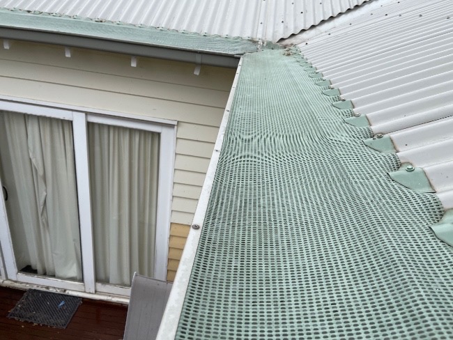 Keep gutter clear with gutter guards