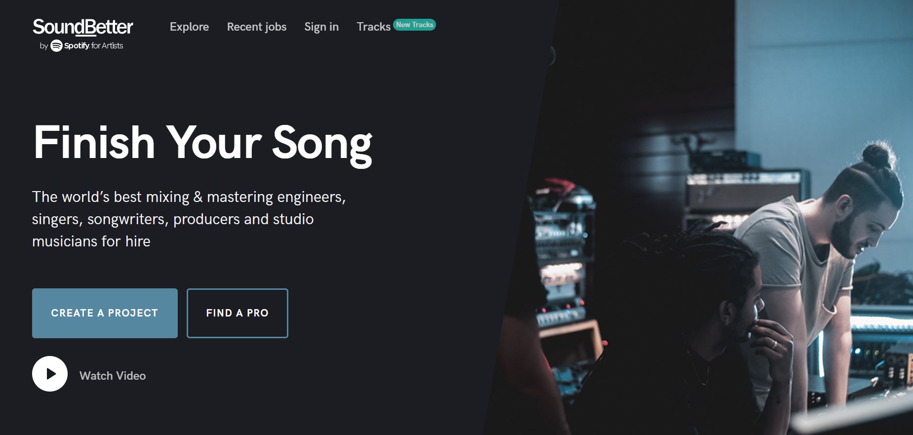 SoundBetter website screenshot