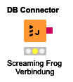 DB Connector, fertig konfiguriert jedoch noch nicht ausgeführt