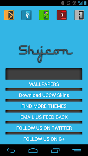Shycon (ADW,NOVA, APEX) Theme apk
