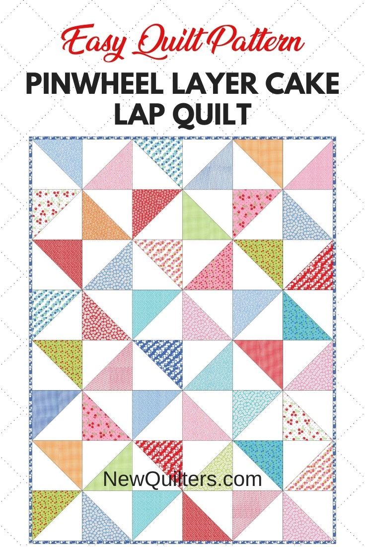 Pinwheel Layer Cake Lap Quilt