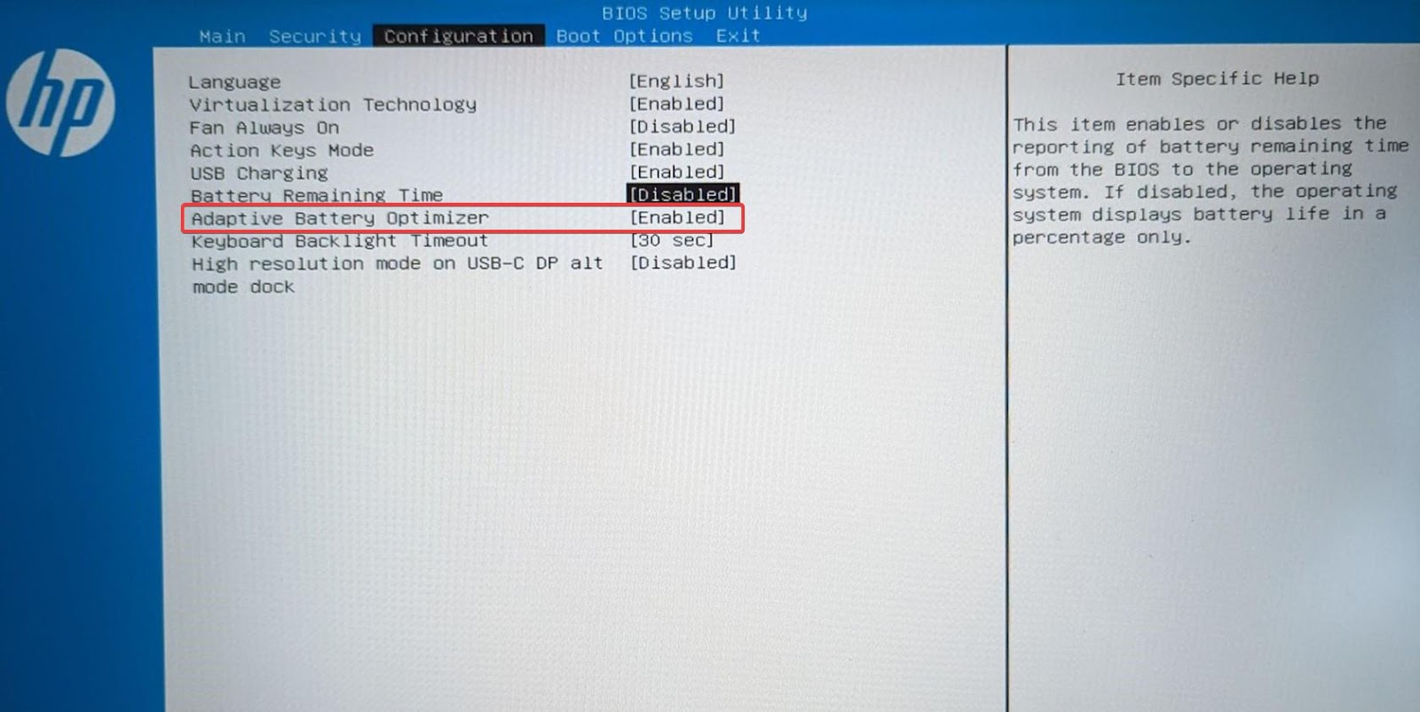 adaptive battery optimizer to limit battery charge to 80 windows 11