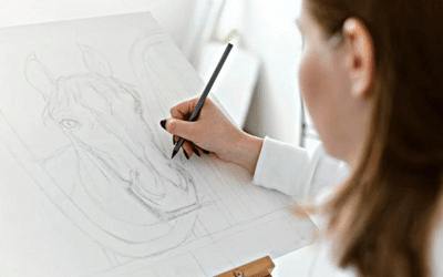 How to sketch on canvas before acrylic painting