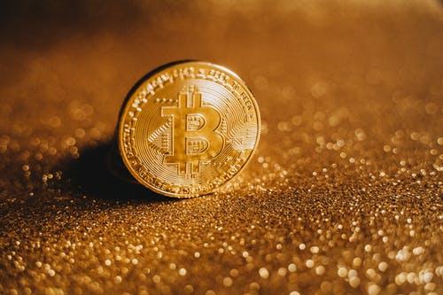 Free Close-Up Shot of a Bitcoin Stock Photo