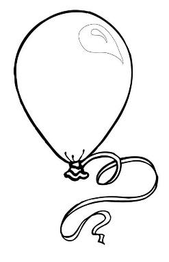 Målarbilder Ballonger 7 | Målarbilder med tema | Globos para ...
