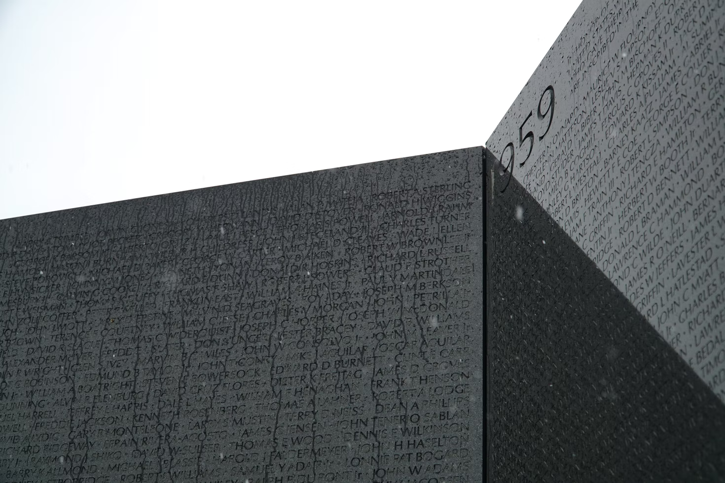 The Vietnam War Memorial in Washington, DC