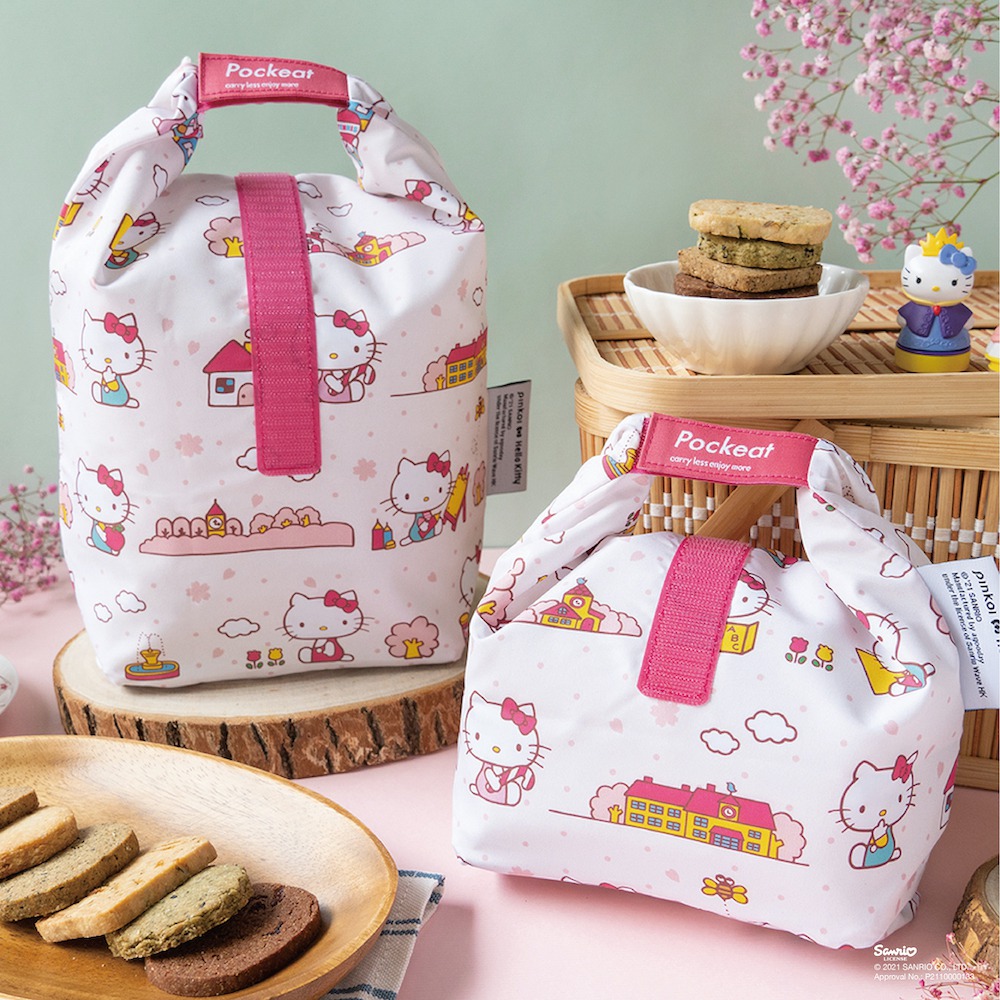 Pinkoi × Hello Kittyコラボのフードバッグ