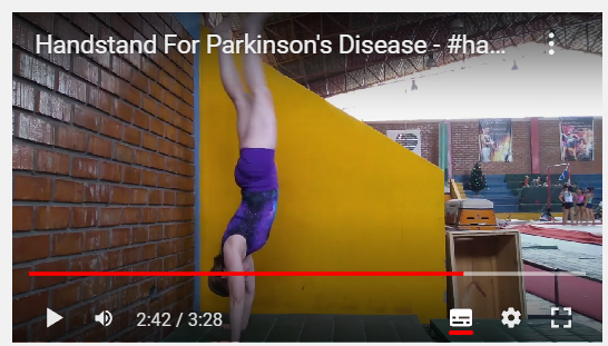 En Español – Handstand for Parkinson's