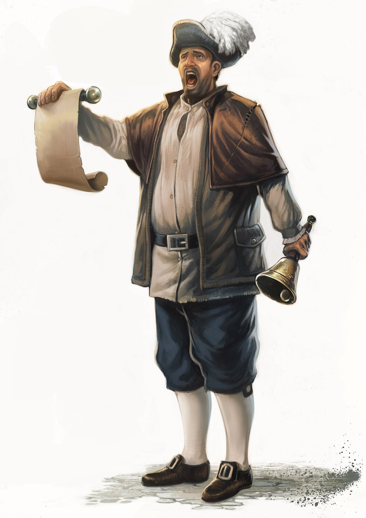Image result for medieval town crier