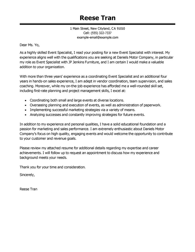 Key Considerations when Creating a Cover Letter and Resume ...