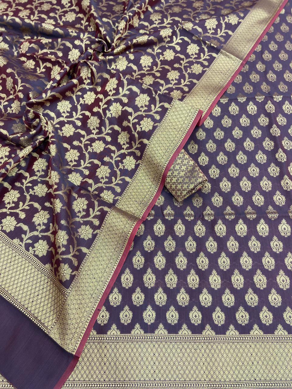 Banarasi Cotton Silk Suit