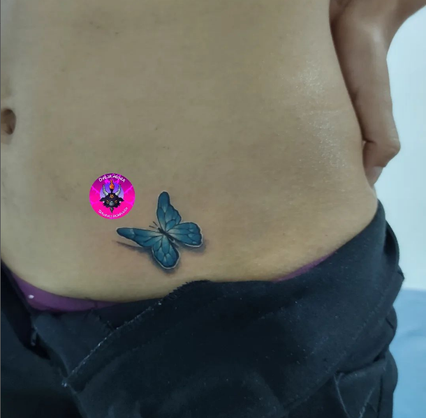 Attractive Butterfly Tattoo