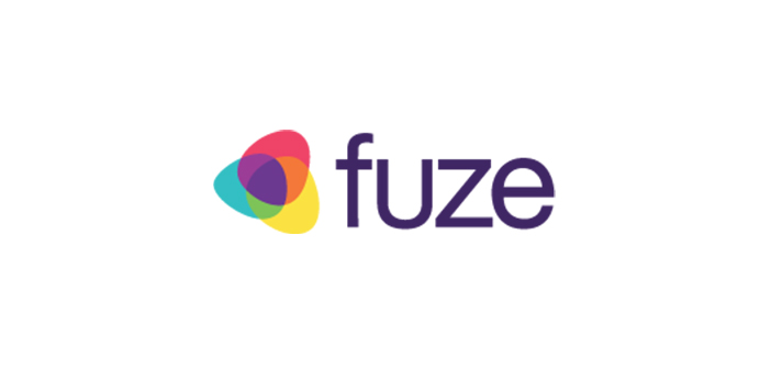 Fuze logo, telephony services.