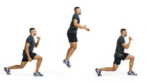 Jump lunges for speed