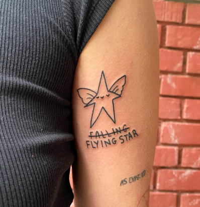 Flying Star Tattoo