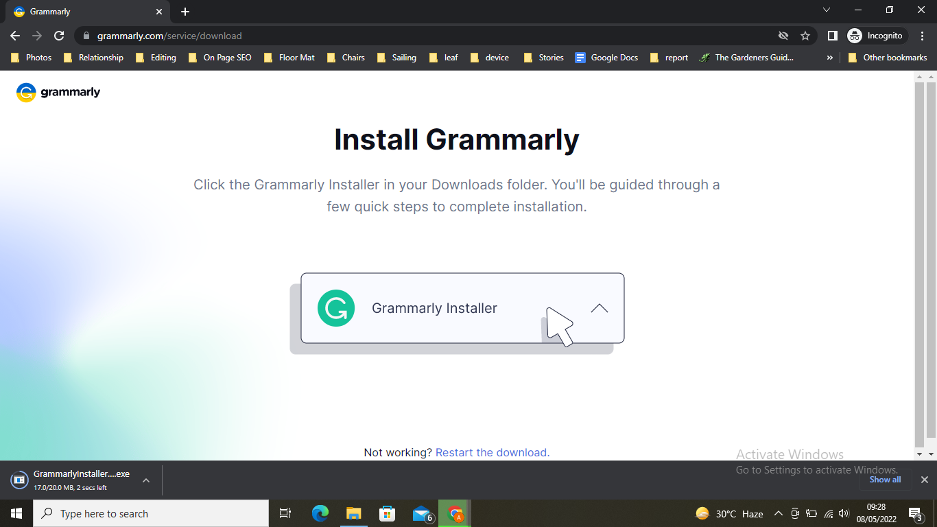 grammarly free no sign up