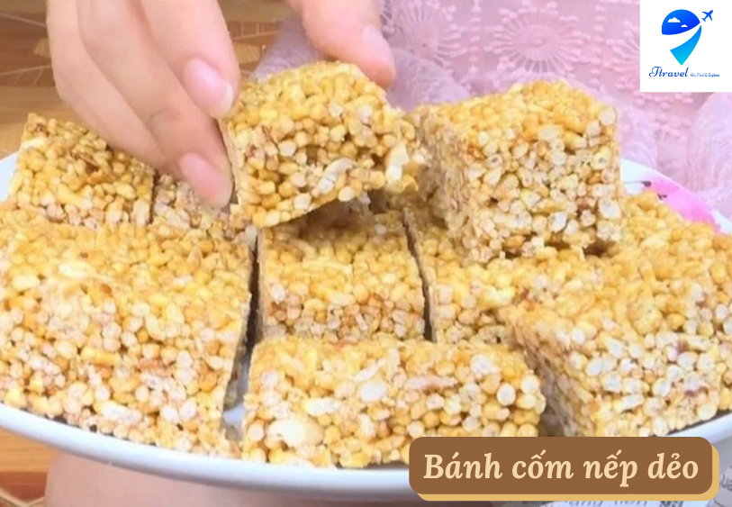 Bánh cốm nếp dẻo  