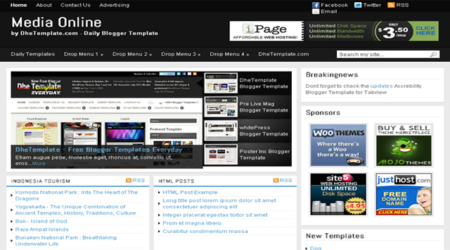Best free blogger theme magazine 2015