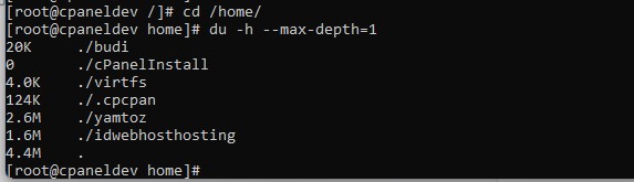 Cara Cek Disk Space Shared Hosting/VPS Melalui SSH