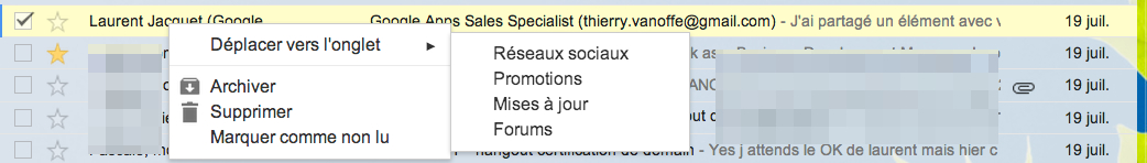 Clic droit dans Gmail