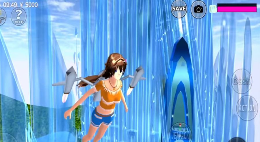 Id Sakura School Simulator Rumah Frozen Istana Elsa