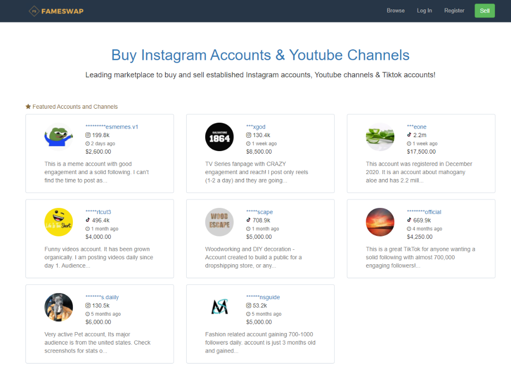 Top 7 Best Sites To Buy Instagram Account With Real Followers – News Blog