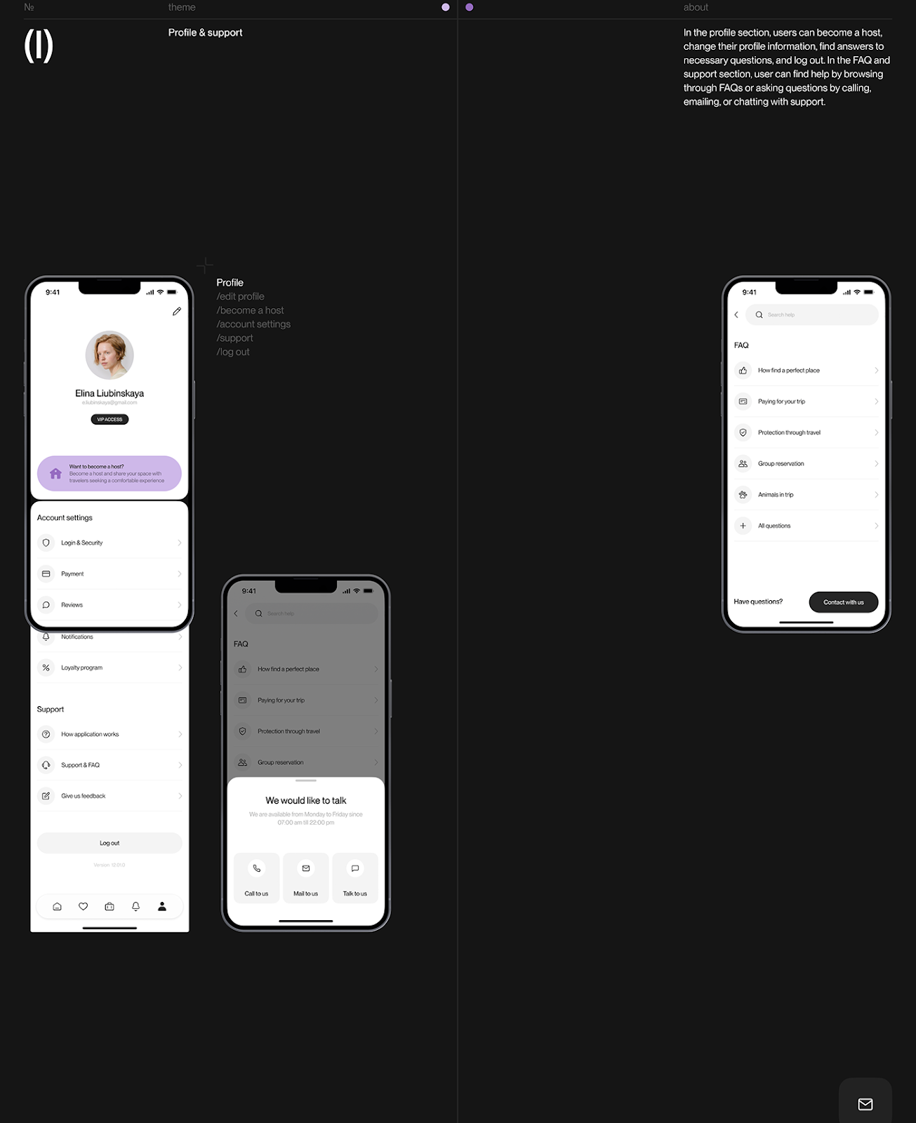app application Booking booking app Case Study presentation research UI UI/UX ux