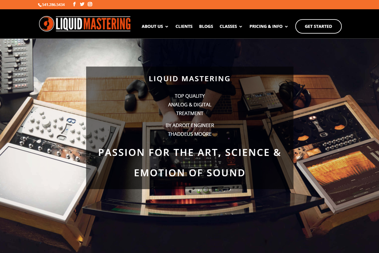 Liquid Mixing and Mastering Is One Of The Best Recording Studios in Eugene