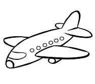 Dibujo para impirmir y pintar de un avión | Aviones para dibujar, Imagenes  de aviones animados, Carros para colorear