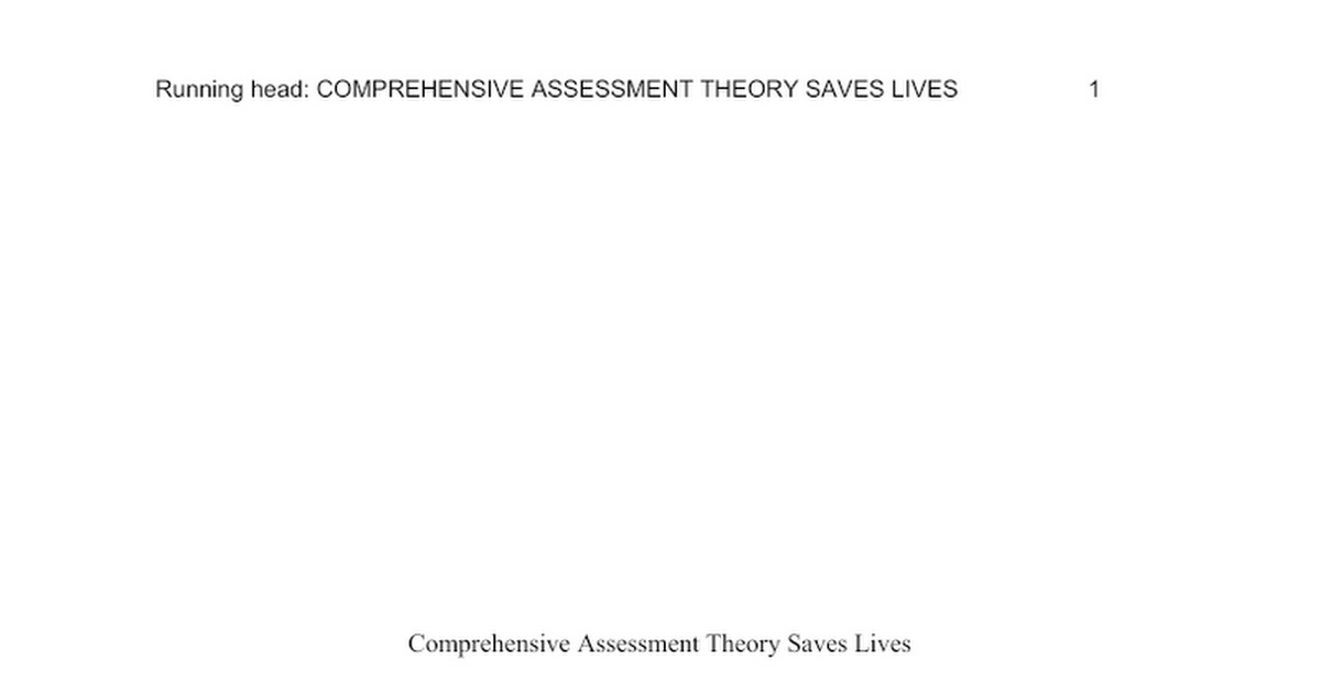 Richard Thompson Master Psychological Assessment Paper - RKT.docx
