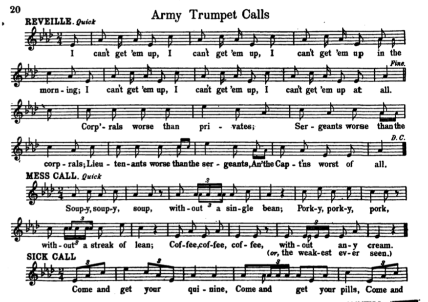 The Annotated Army Song Book World War I Centennial