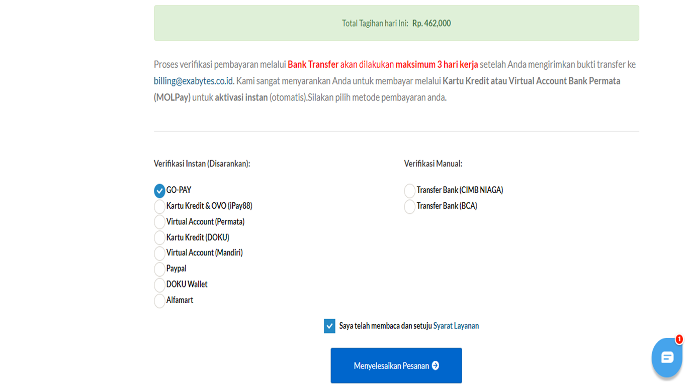 7 Langkah Mudah Order Layanan VPS Exabytes - 2025