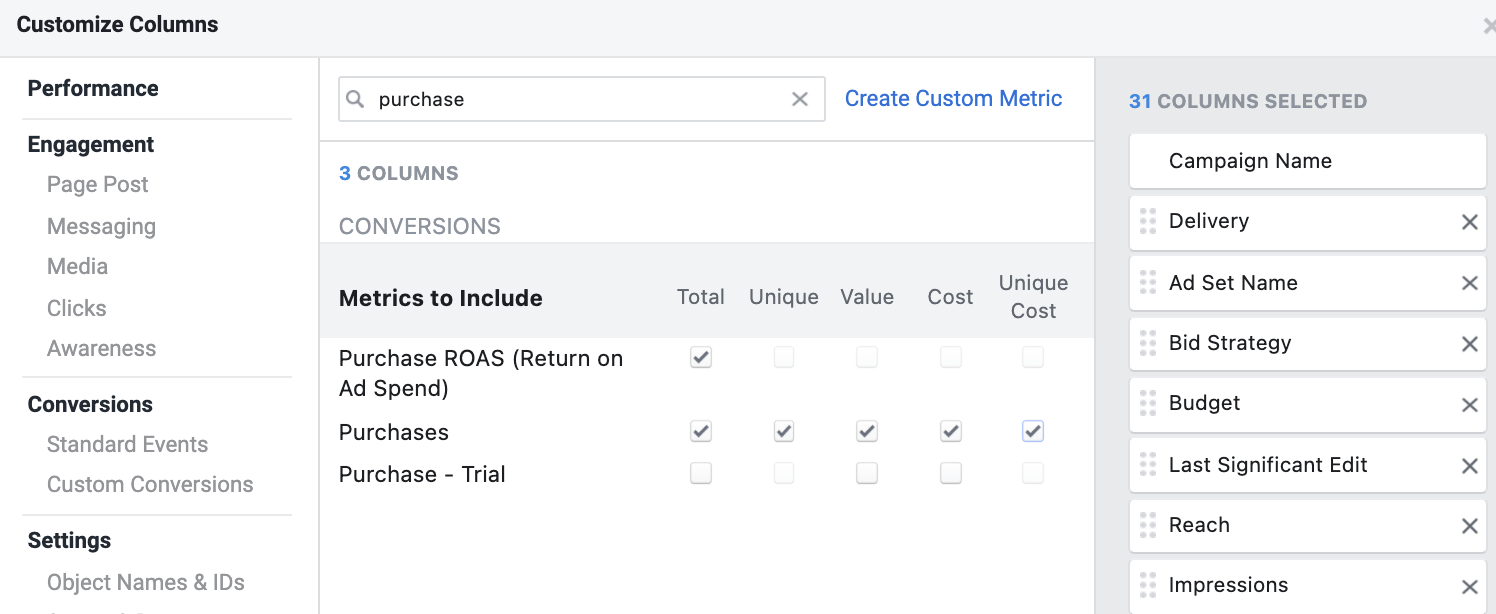 facebook ad analytics