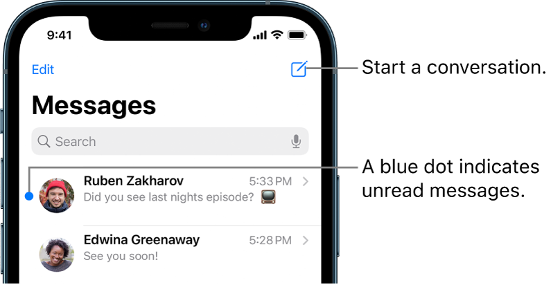 Send and receive text messages on iPhone - Apple Support (SA)
