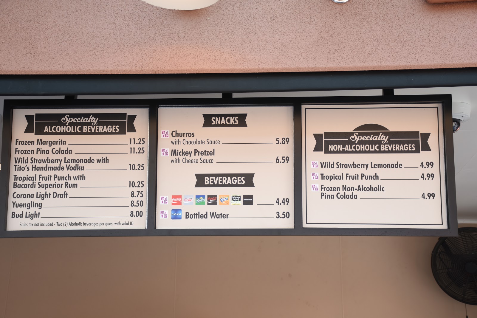 Disney Food Prices