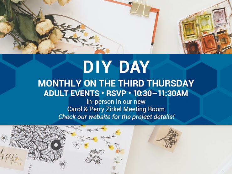 Get crafty with PCL on the third Thursday of the month! Space is limited.