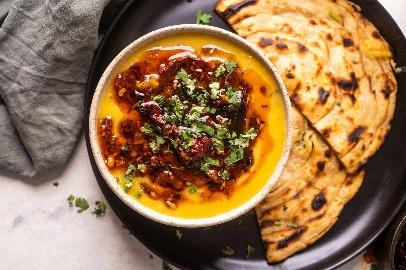 Dhaba Dal Tadka (Tempered Lentil Curry) - Smoky & Spicy
